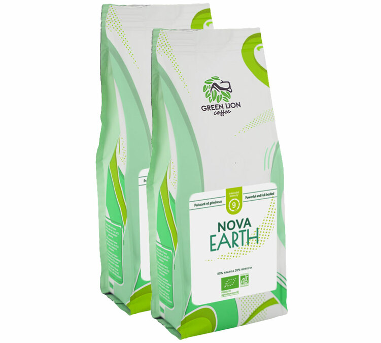 2 kg szemes kávé professzionális felhasználásra, Nova Earth (korábban Terre d'Avenir) – Green Lion Coffee