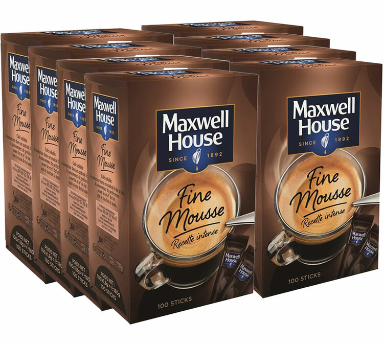 800 pinner – finmasket filter av skum, kraftig smak – for profesjonell bruk – MAXWELL HOUSE