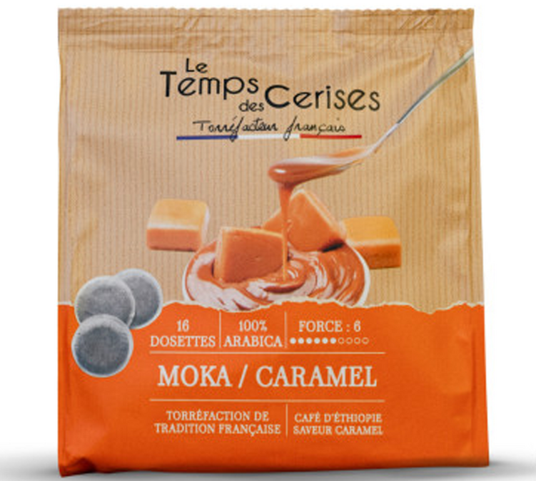 16 cápsulas blandas de caramelo, compatibles con Senseo® - LE TEMPS DES CERISES