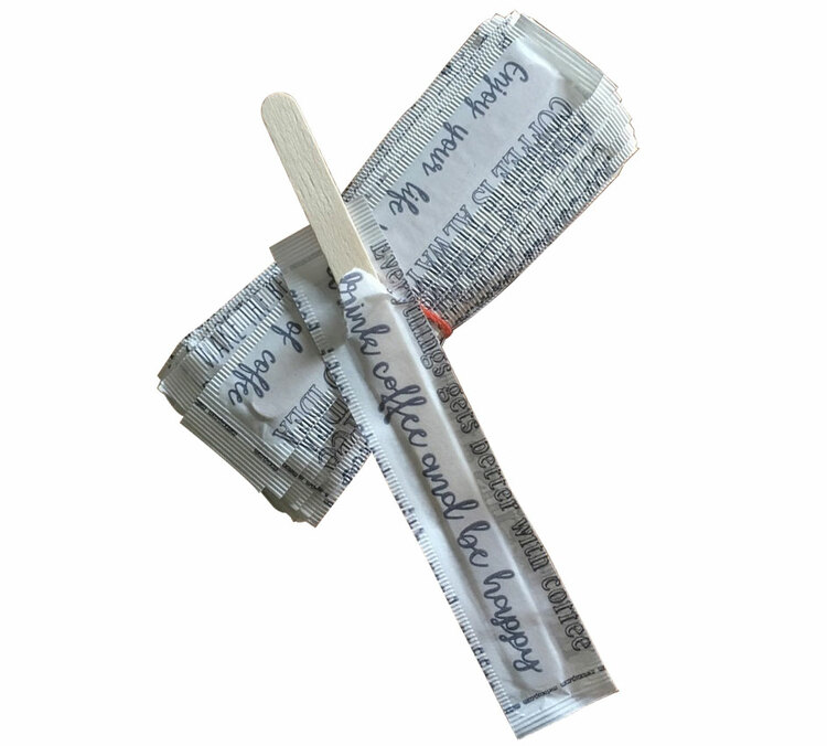 1000 røregafler, pakket individuelt,