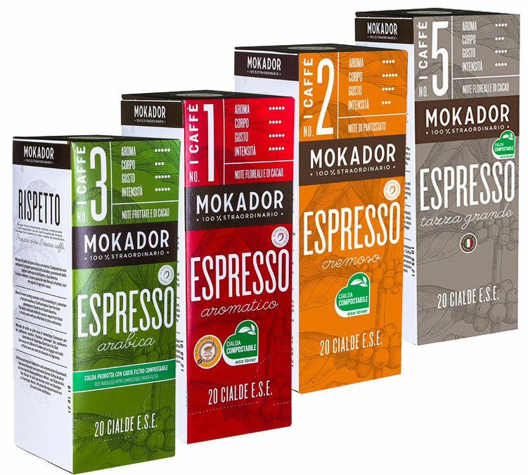 Probierpaket – 80 ESE-Kapseln – MOKADOR CASTELLARI