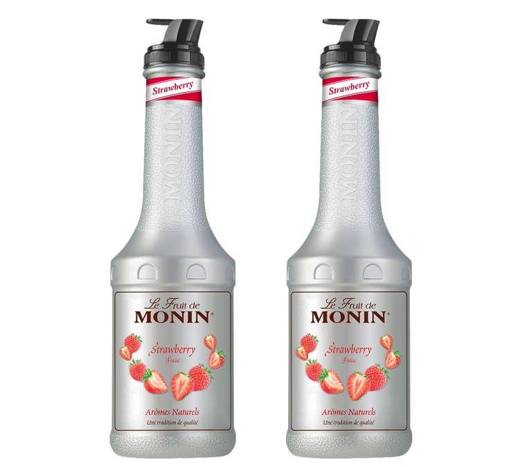 Monin Strawberry Fruit Puree - 2x1L