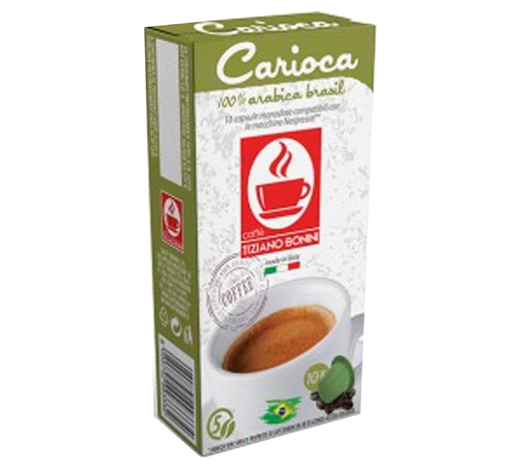 10 „Carioca“ kapsulių – suderinamos su „Nespresso®“ – „BONINI“