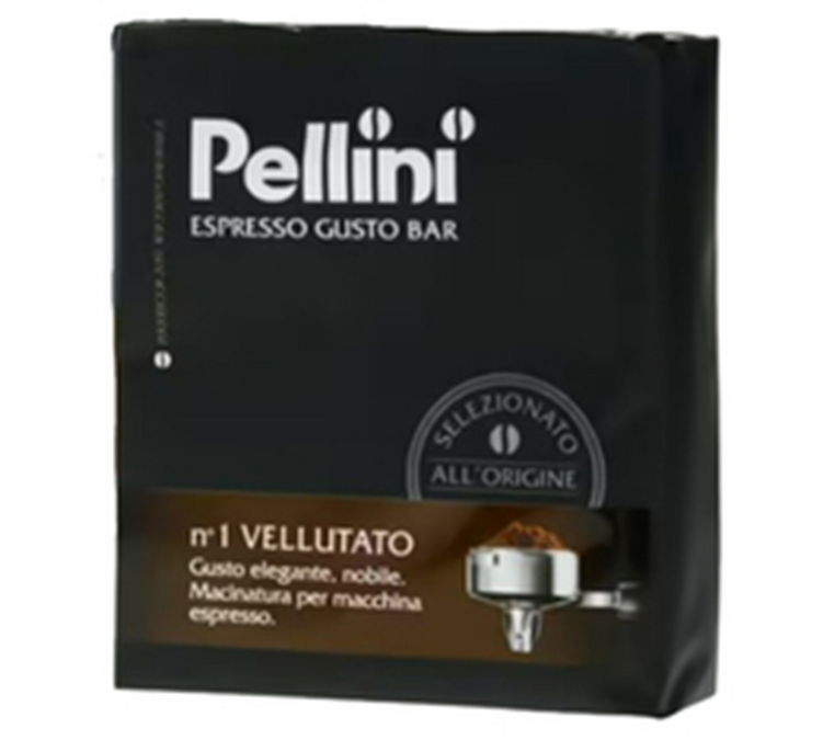 2 x 250 g - Gemahlener Kaffee - Vellutato - PELLINI