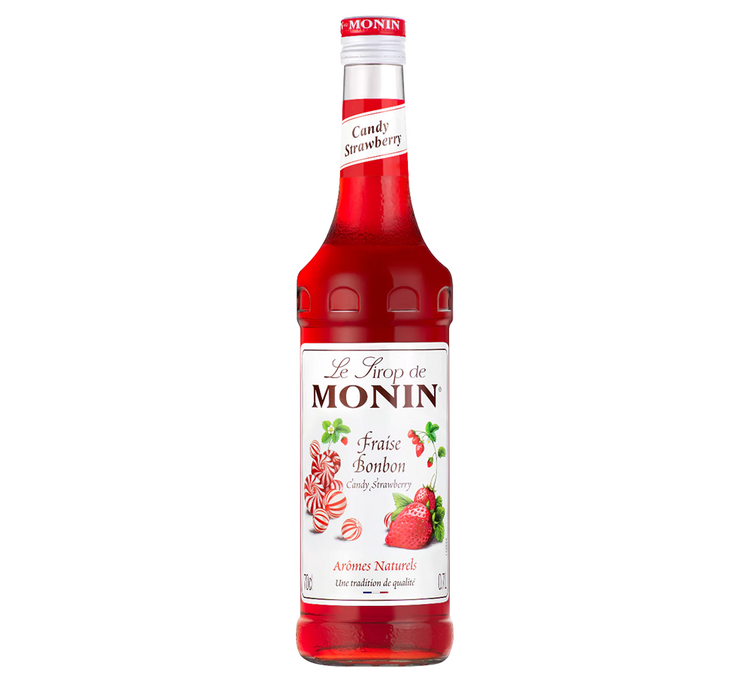 Syrop Monin – smak „Cukierkowa Truskawka” – 700 ml.