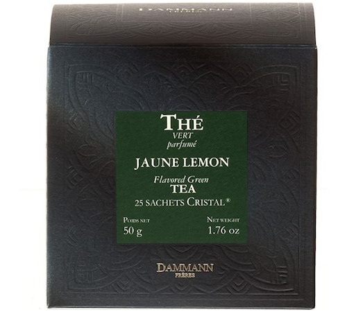 Thé Vert pour professionnels Citron x 50 sachets Cristal - Dammann Frères