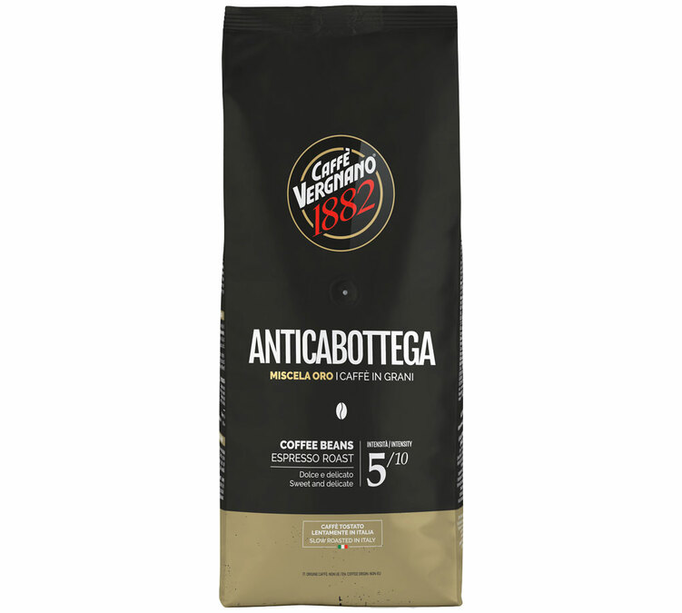1 kg – hele kaffebønner – Antica Bottega – CAFFÈ VERGNANO
