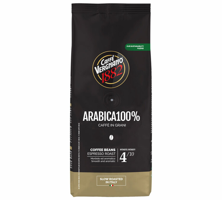 250 g – Café em grão – 100% Arábica – CAFFÈ VERGNANO