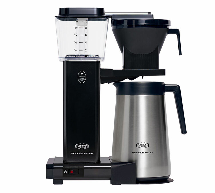 Moccamaster KBGT Black Filter Coffee Maker with 1.25L Thermal Carafe