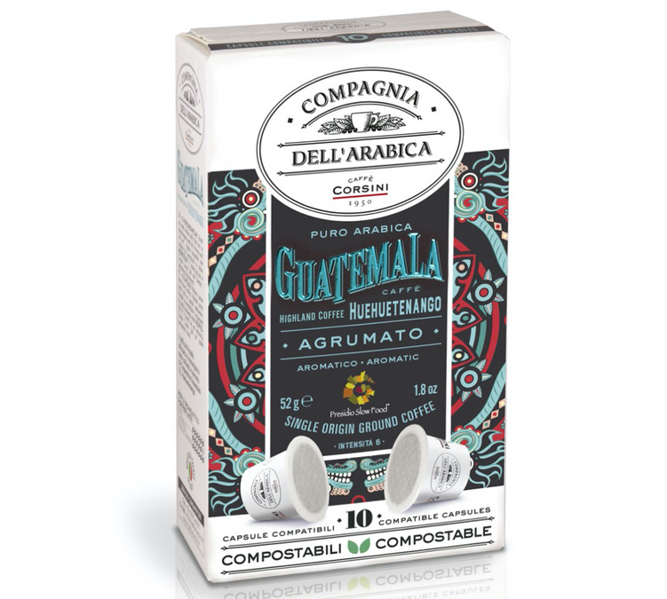 10 cápsulas compatíveis com Nespresso* Original Guatemala - CORSINI