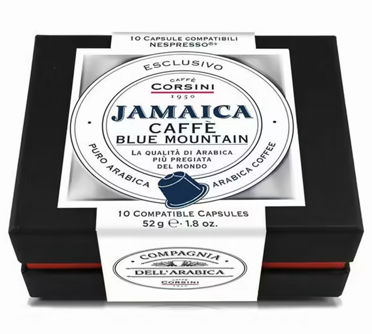 10 db Nespresso*-kompatibilis kapszula – Original Blue Mountain, Jamaica – CORSINI