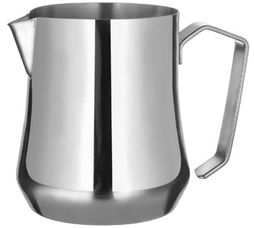 Jarra para leite MOTTA, modelo Tulip, em aço inoxidável, 50 cl.