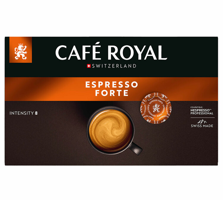 50 cápsulas Nespresso* Pro Espresso Forte - CAFE ROYAL