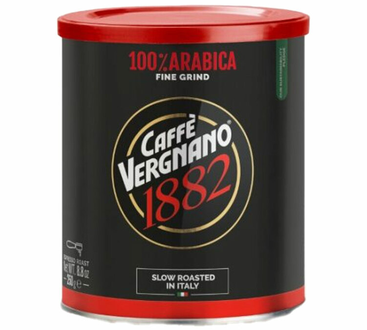 250 g – őrölt kávé – 100% Arabica – CAFFÈ VERGNANO