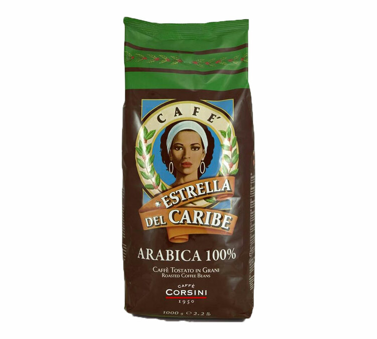 1 kg - Café en grano - Estrella del Caribe - CORSINI