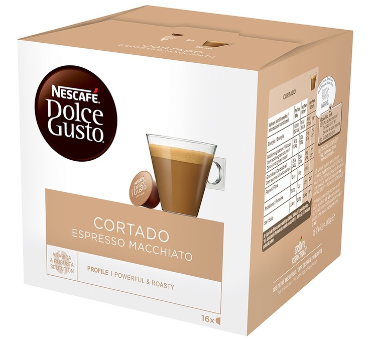 16 kapsler Espresso Macchiato (Cortado) – Nescafé* DOLCE GUSTO*