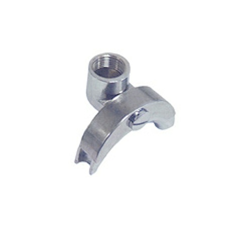 Long 2-cup spout for espresso machine with 58mm portafilter