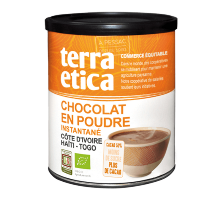 Cacao in polvere solubile biologico – confezione da 425 g – TERRA ETICA