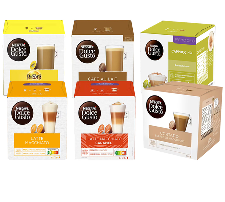 Confezione di prova con 96 capsule di cappuccino - Nescafé* DOLCE GUSTO*