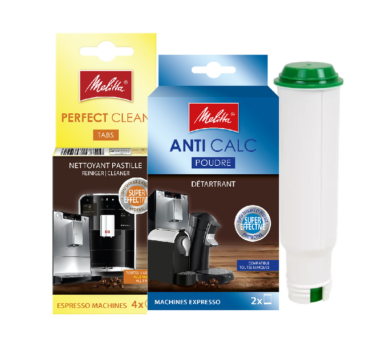 Onderhoudskits - MELITTA - voor Melitta-espressomachines met ingebouwde koffiemaler.