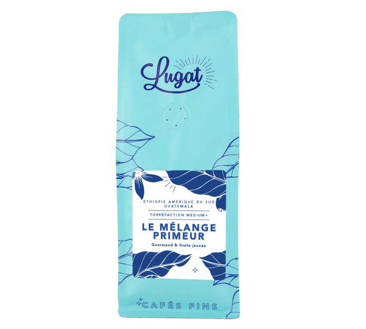 250 g - Café en grano - La mezcla Primeur - LUGAT