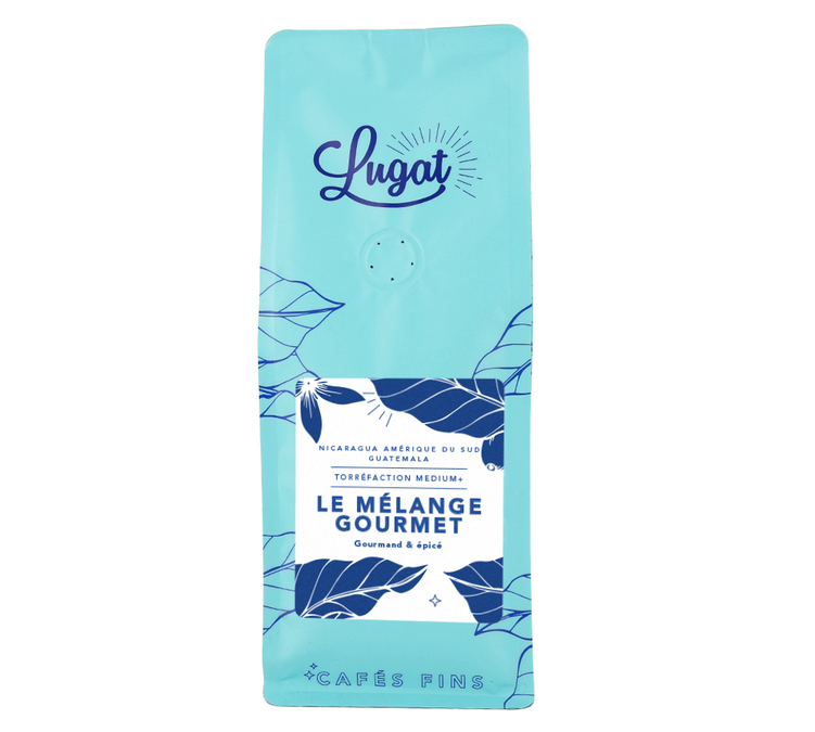 250 γρ. – Καφές σε κόκκους – Το μείγμα «Gourmet» – LUGAT