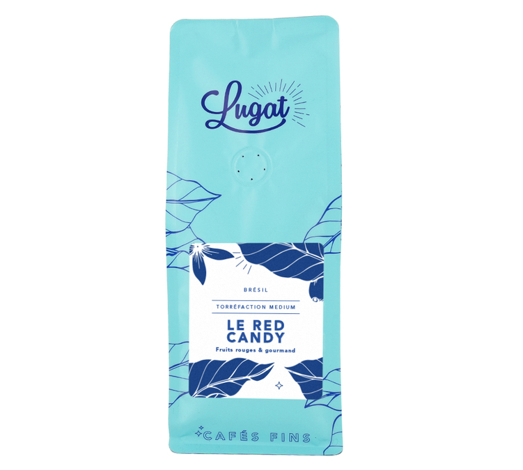 250 g - Café en grain - Le Red Candy - LUGAT
