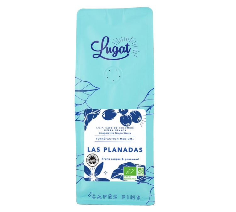 250 g – skrudintos kavos pupelės – Kolumbija, Las Planadas, ekologiškos – LUGAT.