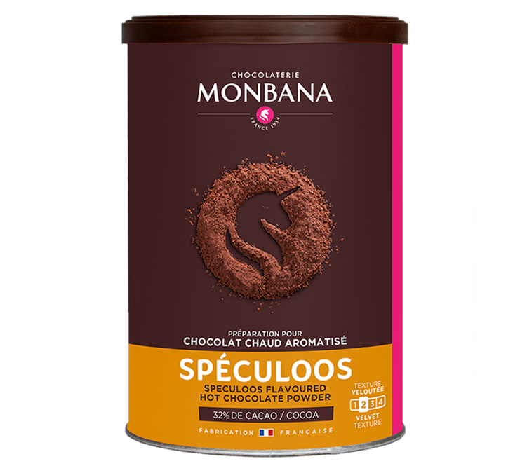Čokoladni prah s okusom speculaas kolačića – pakirano, 250 g – MONBANA