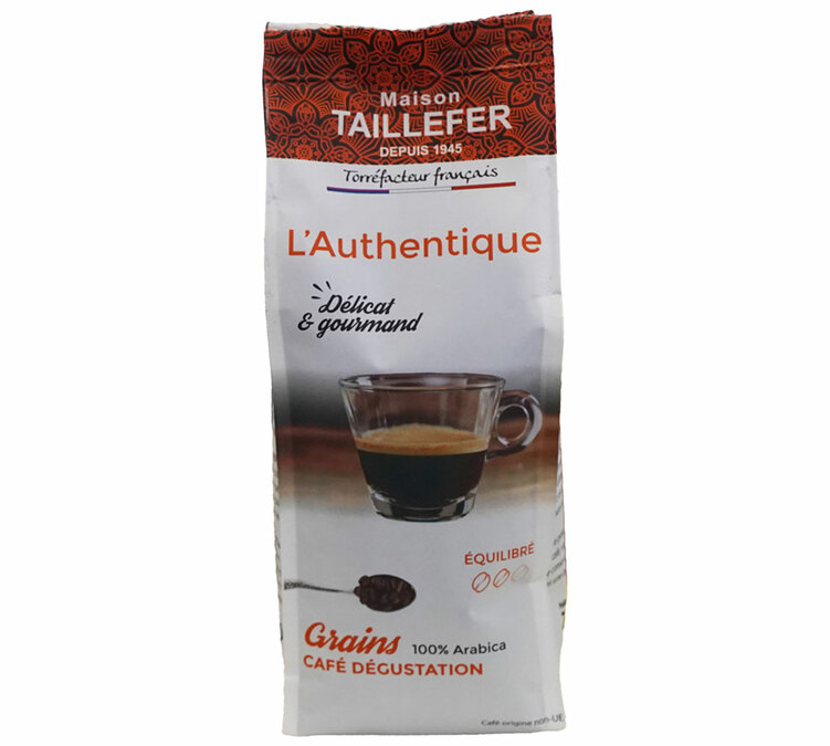 225 g - Café en grain - L'authenthique - MAISON TAILLEFER