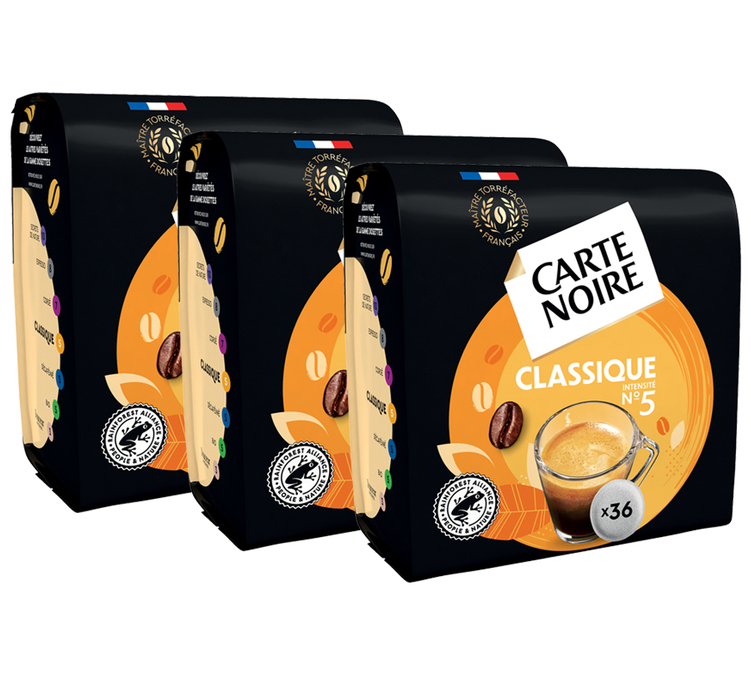 108 db lágy kapszula, 5-ös méret, Café Classic – CARTE NOIRE