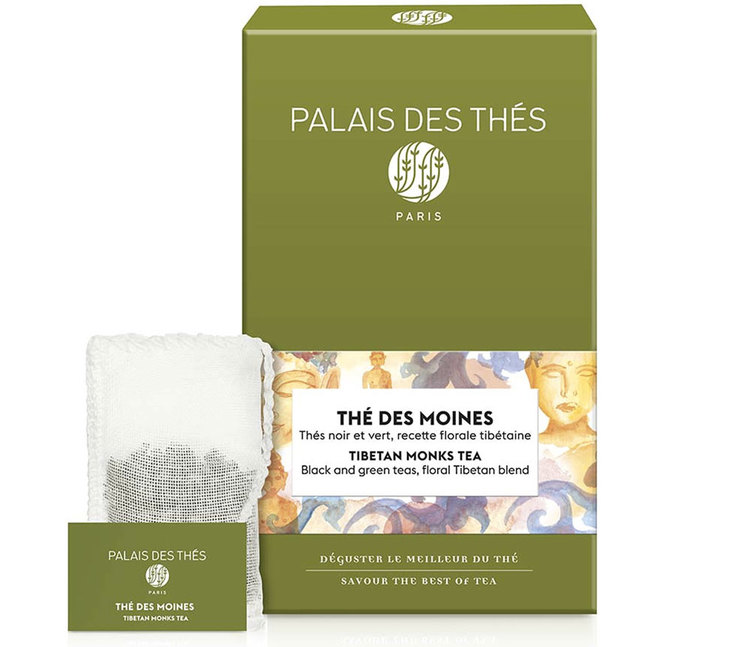 Chá Preto e Verde dos Monges – 20 saquinhos – PALAIS DES THÉS