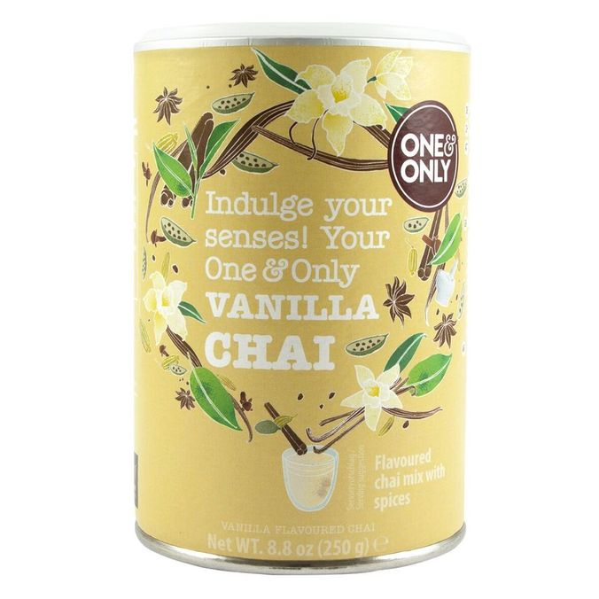 Bevanda ghiacciata al gusto di vaniglia e chai – confezione da 250 g – ONE & ONLY