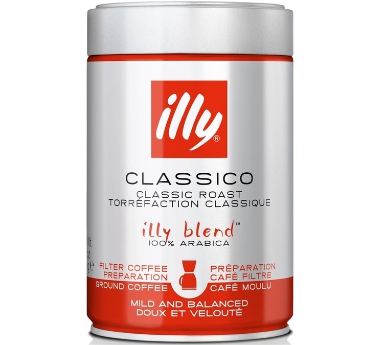 250 g - mljevena kava - Classico, posebno za pripremu u filteru - ILLY