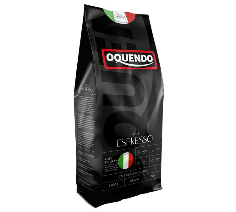 1 kg – Kaffebönor – Espresso Italiano – OQUENDO