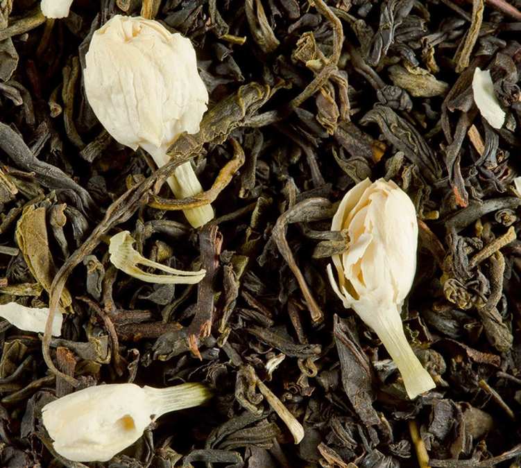 Schwarzer und grüner Earl Grey Mandarin-Tee – lose, 100 g – DAMMANN FRÈRES