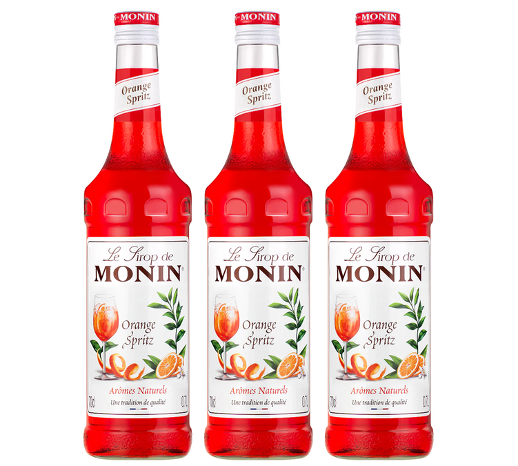 3 db-os szirupcsomag professzionális felhasználásra – Narancsos Spritz, 3 x 70 cl, MONIN