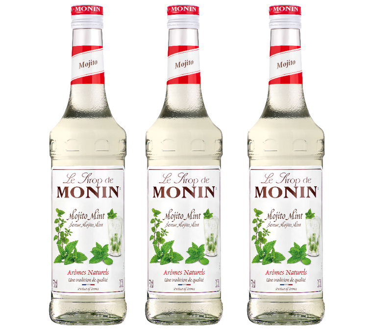 Monin-siroop - Mojito-munt (alcoholvrij) - 3 x 70 cl