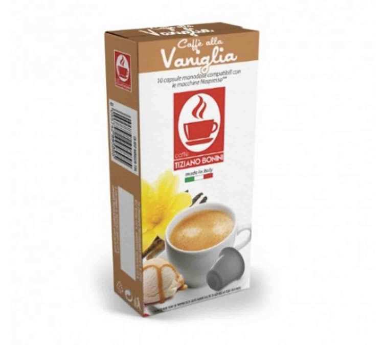10 kompatible kapsler for Nespresso* Original Vanilje – BONINI