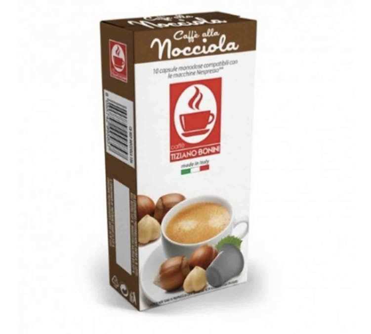 10 kapsler, kompatible med Nespresso* Original – Noisette – BONINI