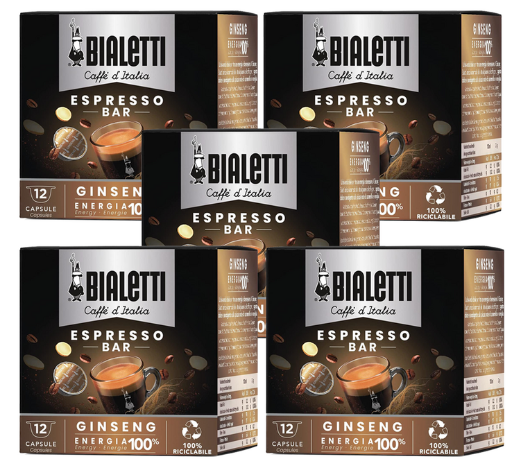 60 κάψουλες Mokespresso Caffè Ginseng – BIALETTI