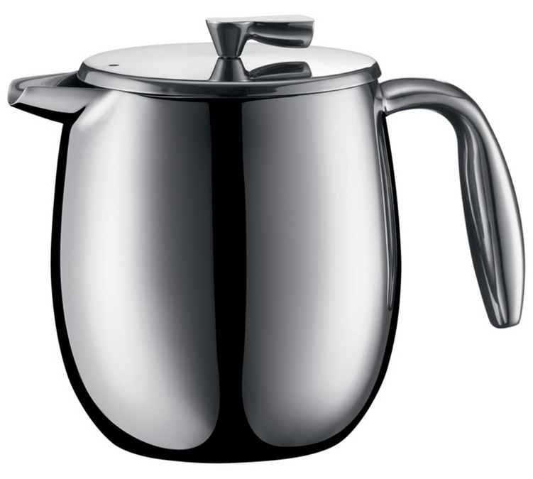 Kawiarka tłokowa Columbia ze stali nierdzewnej z podwójnymi ściankami – 4 filiżanki / 500 ml – BODUM.
