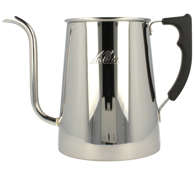 Tradicinis virdulis, skirtas naudoti ant indukcinės viryklės, 1,3 l talpos, su ilgu, lenktu snapu – „KALITA“