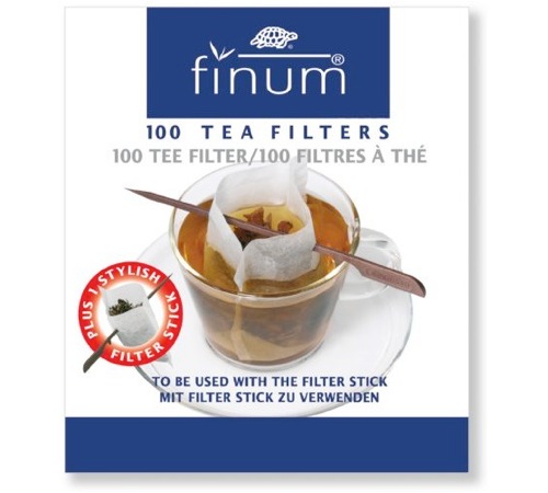 100 filtros de chá com suporte – Finum