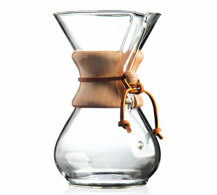 CHEMEX kávéfőző, üveg, 6 adagos