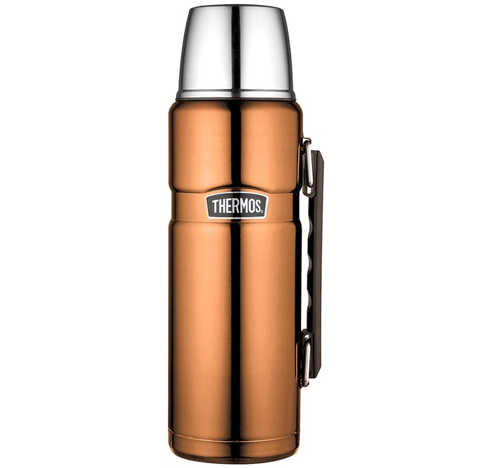 Isolierflasche aus Edelstahl, Thermos King, kupferfarben, 1,2 Liter - THERMOS