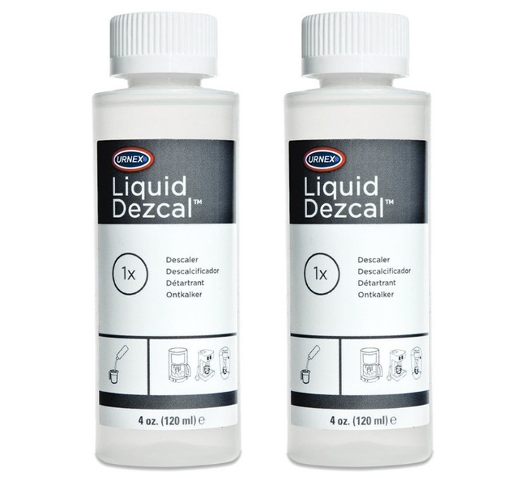 Preparat do usuwania kamienia URNEX do ekspresów do kawy, 2 x 120 ml.