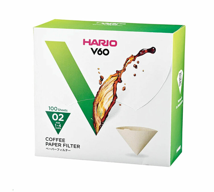 Filters voor de V60 koffiezetter, voor 1/4 kopje, 100 stuks - Hario