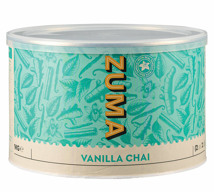 Bebida helada de vainilla y chai, 1 kg - Zuma