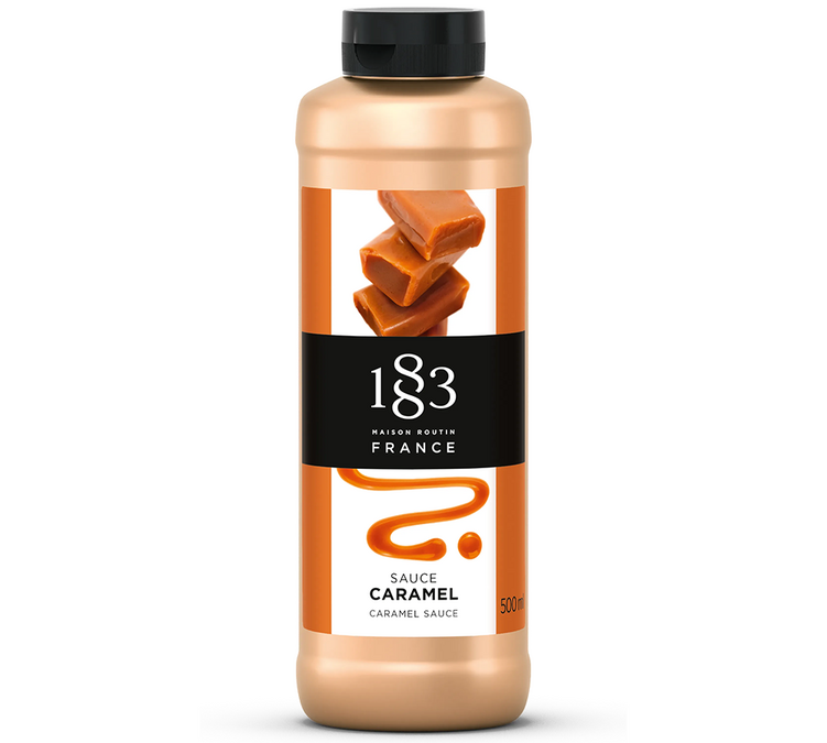 Caramelsaus voor over desserts - 500 ml - 1883 ROUTIN